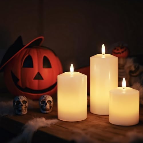 GenSwin Rechargeable Flameless Candles Battery Operated with Remote Timer - Image 6