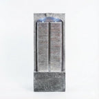 39" Modern Outdoor Water Fountain with LED Lights, Freestanding Waterfall - Image 3