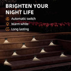 Solar Step Lights Outdoor, Solar Powered Stair Lights Outdoor Waterproof for Front Step, Yard, Patio, Porch, Fence and Deck Decor (8) - Image 6