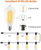 VOLIVO 200FT Outdoor String Lights for Patio, Waterproof Hanging Lights - Image 4