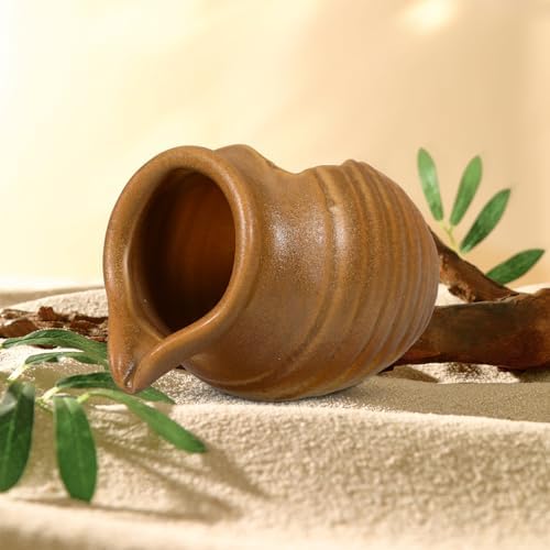 Levemolo 2pcs Ceramic Jar Fountain Decor for Backyard Aesthetic Decor Water Flow - Image 5