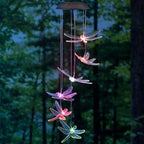 Solar LED Wind Chime for Outside Multi-Pattern Solar Hanging Light Outdoor Garden Yard Decor & Indoor Window Decoration (White Ball) - Image 6