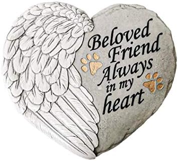 Spoontiques - Garden Décor - Life is Fragile Stepping Stone - Decorative Stone for Garden by Spoontiques