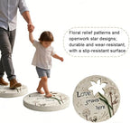 GZHERVICES Round Stepping Stones, Garden Stepping Stones, Courtyard Path Stepping Stones, Decorative Garden Stones, Polished River Stones for Garden Decoration(Multi-Colored-G) - Image 6
