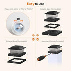Solar Post Cap Lights, Black, 4x4/5x5, 18-Pack - Image 6