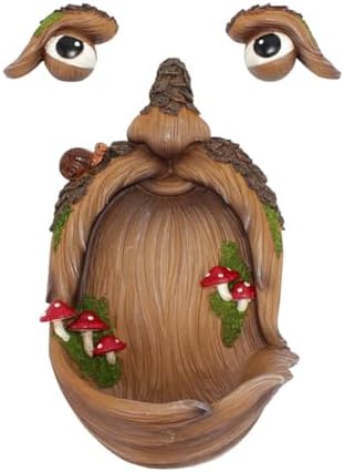 Resin Tree Face Outdoor Garden Yard Decoration by GOLDYWENDY