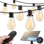 addlon 198FT(192FT+6) Solar String Lights Outdoor, Waterproof, Last 20+ Hrs by addlon