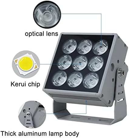 Led Spot Lights - Spotlight Led Beam Light, 110-230V LED Long Distance Spotlight Outdoor Building Wall Washer, IP67 Waterproof Porch Beam Lights, For Hotel Villas, Building Lighting(Cold White) - Image 5