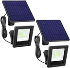2 Pack Solar Wall Mount Lights - Super Bright Solar Security Flood Lights for Outdoor Use, IP65 Waterproof, Dusk to Dawn by Awanber
