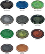 BIRDS AND BEYOND Bird Bath, Bowl Only - 19" Slate/Wine Fiber Clay Bird Bath Bowl, Lightweight 3.7lbs. - Image 3