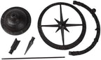 Cast Iron Armillary Sundial, Timing Instrument Ancient, Indoor Outdoor Deco - Image 6