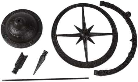Cast Iron Armillary Sundial, Timing Instrument Ancient, Indoor Outdoor Deco - Image 6