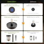 XMCOSY+ Solar Pathway Lights Outdoor, 6-Pack Solar Powered Garden Lights - Image 6