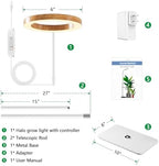 Full Spectrum 68" Floor Grow Lights for Indoor Plants with Base - Image 7