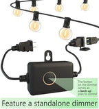 Outdoor String Lights Waterproof 300FT with Remote Patio Lighting for Porch - Image 2