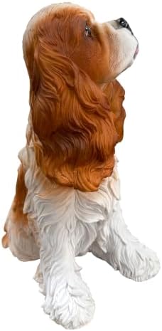 12.6" Beagle Dog Statue Garden Puppy Sculpture Gift Brown - Image 6