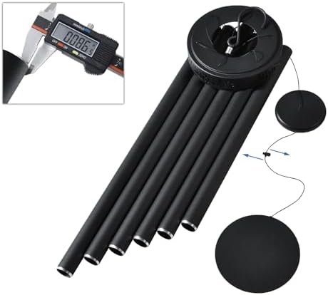 Suntimber 48" Large Wind Chimes for Outside Deep Tone, 6 Heavy Tubed Tubes - Image 5