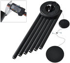 Suntimber Extra Large Wind Chimes for Outside Deep Tone,(Black,60") - Image 5
