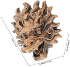 Dragon Head Wall Fountain Outlet for Outdoor Garden Resin Coffee - Image 2