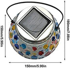 Solar Power Led Crystal Ball Mosaic Glass Ball Color Changing Light Decor for Outdoor Garden Lawn Decor Lamp - Image 5
