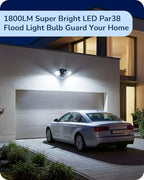 EDISHINE PAR38 LED Flood Light Bulbs Outdoor Dimmable 5000K 1800LM 6 Pack - Image 2