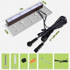 Retaining Wall Lights,12 Pack 7 Inch LED Hardscape Lighting,12-36V 2.5W Low Voltage Fence Lights,Outdoor Step Lights with IP67 Waterproof 2700K Warm Light - Image 6