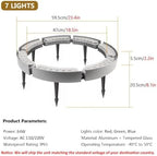 60-96W LED Ring Tree Light, Outdoor Landscape Spotlight - Image 2