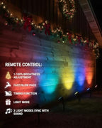 RGB Landscape Outdoor SpotLights with APP & Remote Control - Image 4