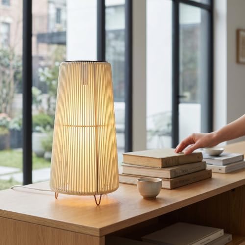 Hyuduo Solar Rattan Lantern (Trapezoid White) - Image 5