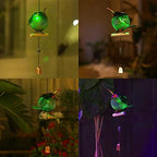 Solar Wild Bird Feeder Squirrel Proof for Outside - Unique Cute Metal Animal Shaped Bird Feeder with Solar Light, Wind Chime, Gift for Bird Lovers(Hummingbird) - Image 3