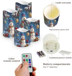 Vintage Christmas Color Changing Electric Candles, 4 Pack - Image 3