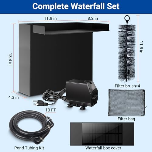 NFESOLAR Pond Waterfall Spillway with Pump Kit for Pond up to 2000 Gallons - Image 5