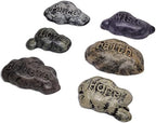 Lulu Decor, 100% Cast Iron Fairy Lamps Garden Decor Fairy Garden Accessories and Fairy Sayings Stepping Stones - Image 2