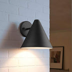 Generation Lighting Crittenden Outdoor Wall Sconce, Black Aluminum - Image 2