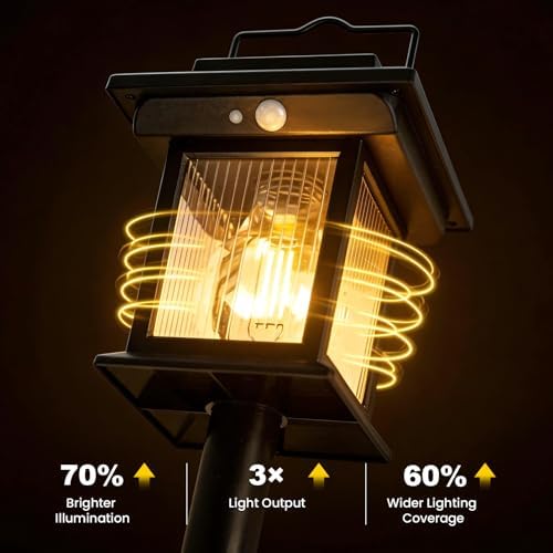 Solar Pathway Lights Outdoor, 6 Pack Bright Solar Lights Outdoor, 3 Auto Modes On/Off, IP65 Waterproof Solar Garden Lights Powered Landscape Lighting for Yard Pathway Landscape Path Patio Camp - Image 2