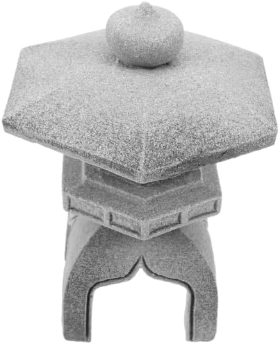 Mini Pagoda Garden Statue Xmas Sandstone Zen Decor for Bonsai by Unknown