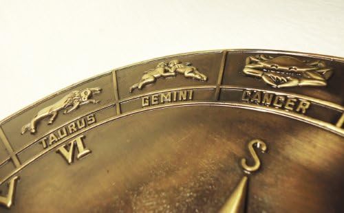 Brass Constellations Sundial - 12" inches Wide - Image 4