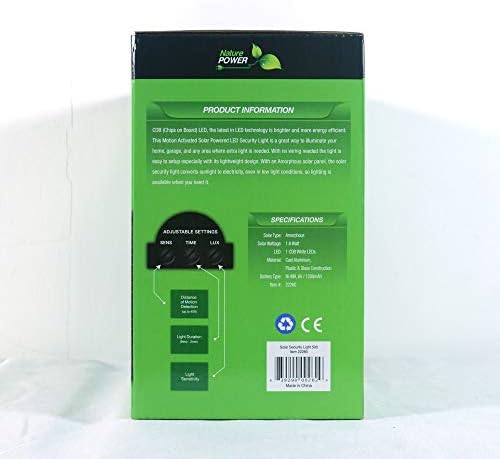 Nature Power Single COB Solar Motion Security Light-2 Pack - Image 6