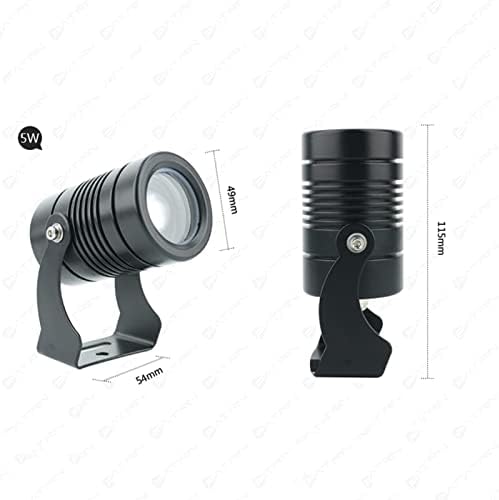 Spotlight Led Beam Light - Led Spot Lights, LED Beam Spotlight Outdoor Building Exterior Wall Projector Lights Narrow Beam Spotlight with Remote Lighting for Outdoor Building Lighting ( Color : Red , - Image 2