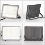 5PCS Flood Light, 100W Ultra Thin Waterproof Wall Lamp for Garden Garage - Image 3