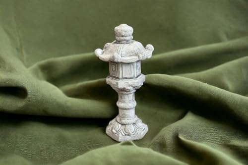 Oriental Handmade Lantern Figure Zen Garden Statue Outdoor Pagoda Sculpture - Image 2