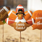 Glitzhome 24" H Set of 3 Thanksgiving Metal Football Turkey Yard Stakes, Fall Metal Football Turkey Outdoor Garden Stakes for Fall Indoor Outdoor Decorations Autumn Farmhouse Walkway Decor - Image 7