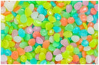 Decorative Rocks 500pcs Luminous Stones Glow in The Dark Rocks Outdoor Decorative Stones Garden Pebbles Glowing Rocks DIY(Color5) by Unknown