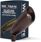 Westgate LED Spot Light - Oil-Rubbed Bronze, 3CCT Selectable, 12-24V, Deck, Driveway, Landscape, Recessed Lighting, Can Lights, Pot Lights, Outdoor, Dimmable, High Hats, Garden, Patio, Accent. by Westgate
