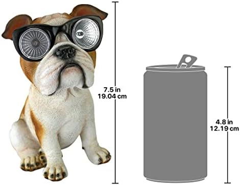 Design Toscano Bright Eyes Solar Pug Dog Garden Statue - Image 5