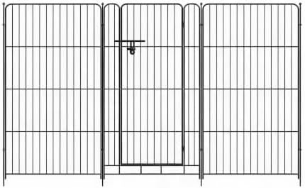 No-Dig Decorative Metal Garden Fence, Weatherproof Rustproof Animal Barrier by TackMind