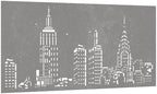 HKPWRBFG Corten Steel Wall Decor 41.3x21.7 in Skyline Garden Ornament - Image 3