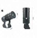 LED Beam Spotlight - Floor Spotlight, IP65 Narrow Beam Spot Lamp, LED Beam Spotlight, Outdoor Building Exterior Wall Projector Lights, Outdoor Building Remote Illumination Spotlight (Color : Cold WHI - Image 2