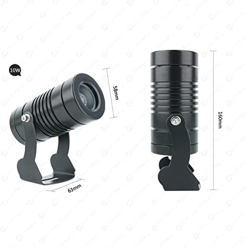 Spotlight Led Beam Light - Led Spot Lights, LED Beam Spotlight Outdoor Building Exterior Wall Projector Lights Narrow Beam Spotlight with Remote Lighting for Outdoor Building Lighting ( Color : Green - Image 2