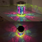 Stargarden 4 Pack Mosaic Solar Lantern ,Outdoor Hanging Jar Lights - Image 5